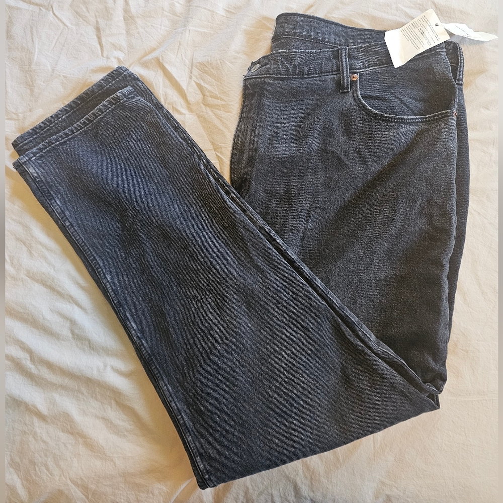 NWT curve love Abercrombie 90s ultra high rise straight jeans